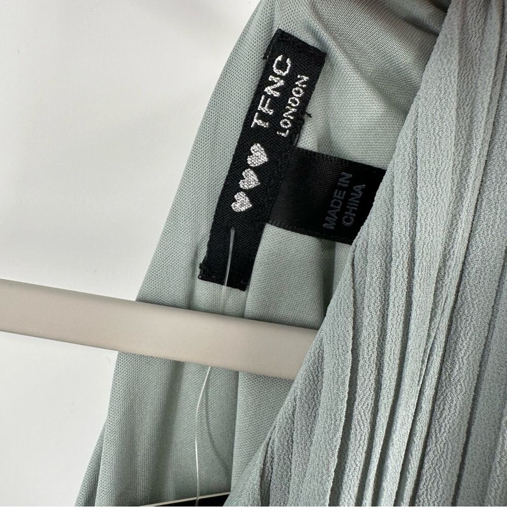 ASOS TFNC Calida Maxi Dress in sage Size US 18 - Picture 3 of 11